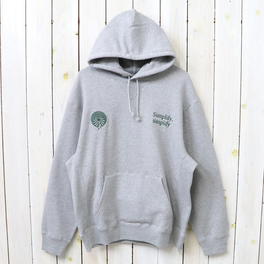 SOUTH2 WEST8 : Emb.Hooded Sweat Shirt-Cotton French Terry (H.Grey)
