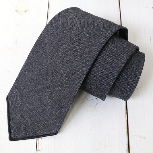 ENGINEERED GARMENTS : Neck Tie-Cotton Denim Shirting