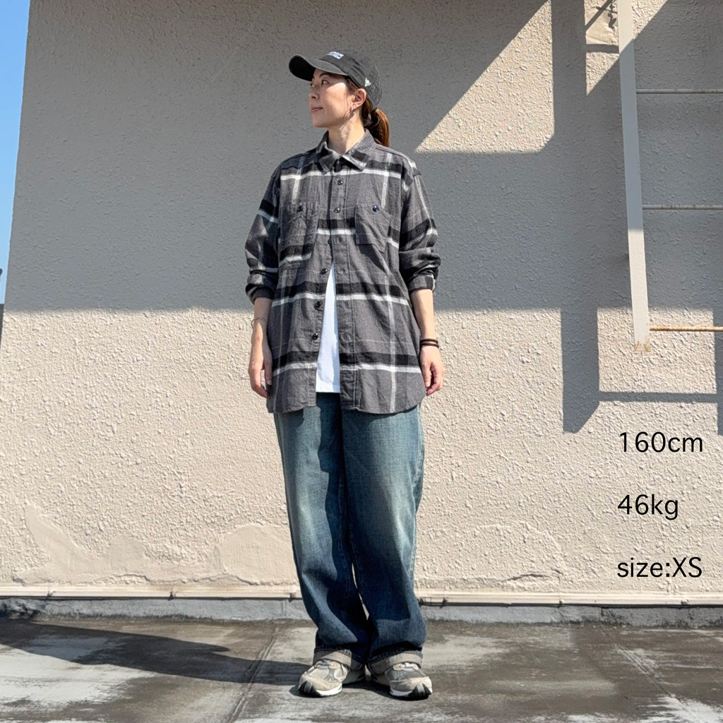 ENGINEERED GARMENTS : Work Shirt-Cotton Brushed Big Plaid