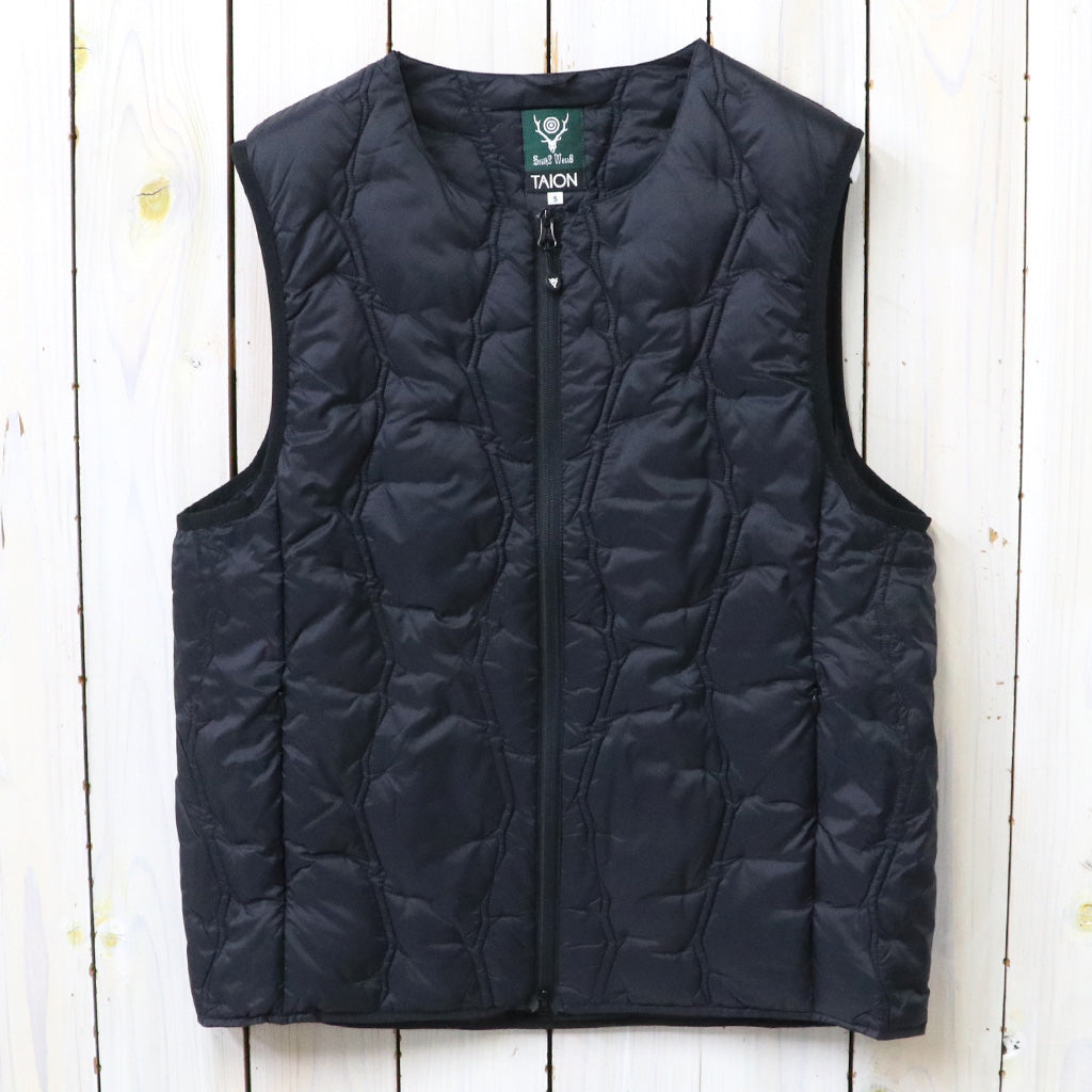 South2 West8 TAION Inner Down Vest M 黒 【公式通販】
