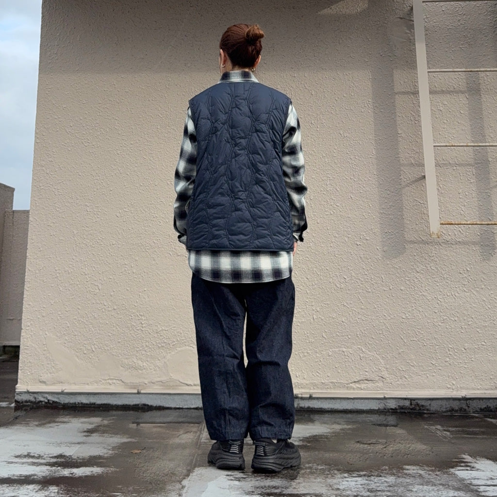 SOUTH2 WEST8xTAION : Inner Down Vest (Navy)