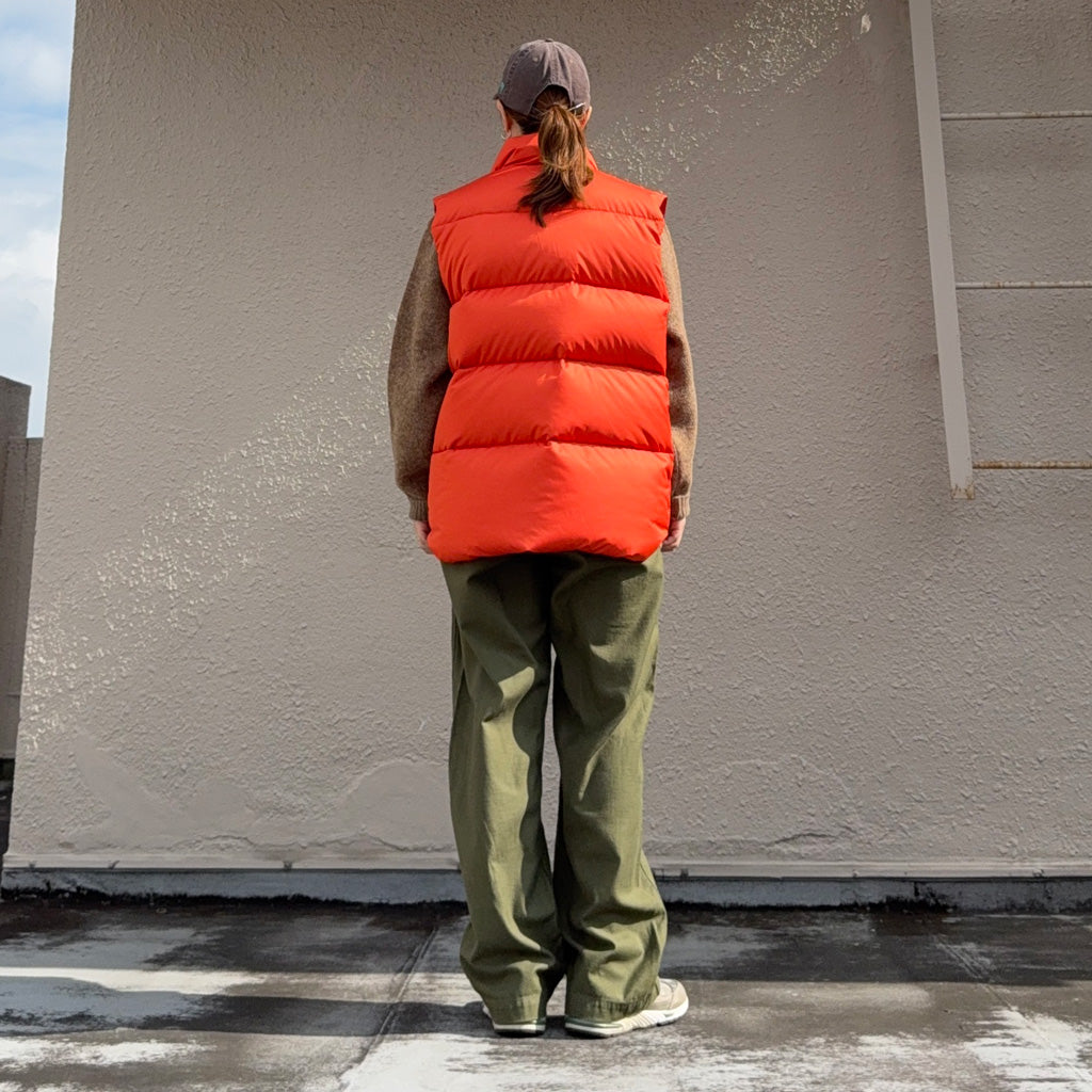 SOUTH2 WEST8xNanga : River Trek Down Vest-PE Ripstop (Orange)