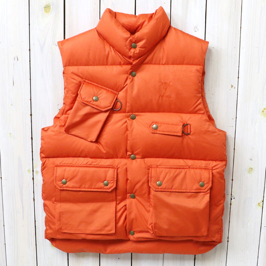 SOUTH2 WEST8xNanga : River Trek Down Vest-PE Ripstop (Orange)