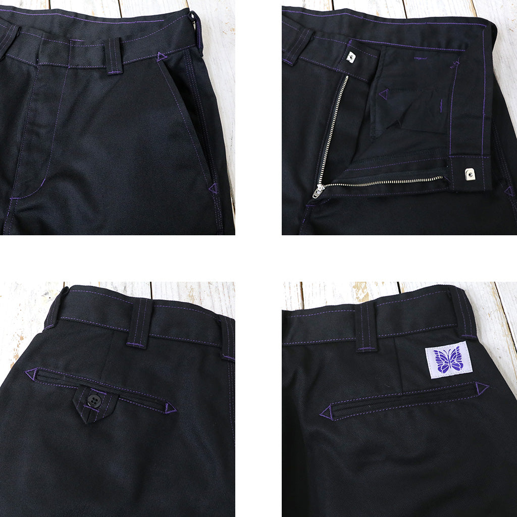 Needles : Work Pant-PE/C Twill (Black)