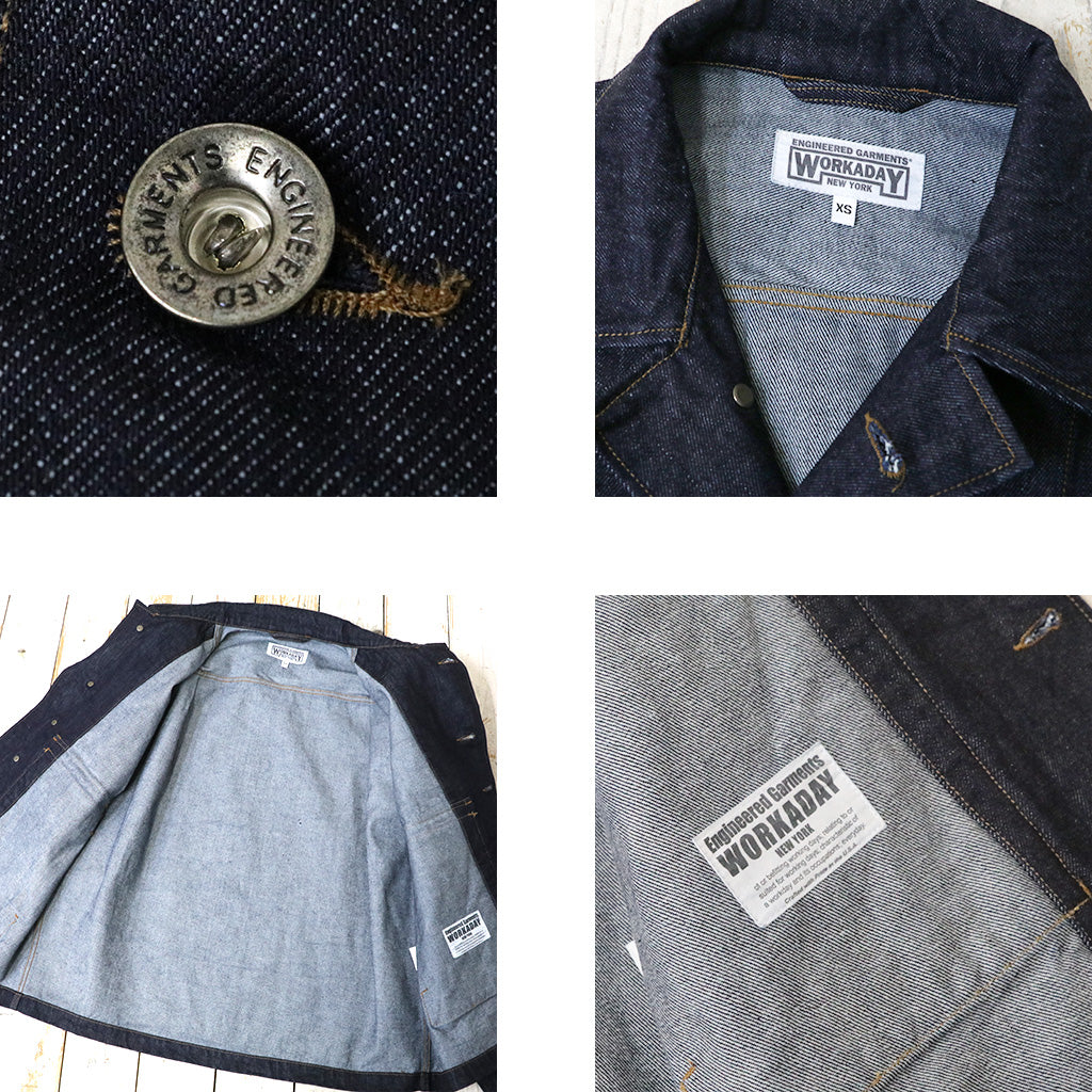 ENGINEERED GARMENTS WORKADAY : Sea Bees Jacket-12oz Cone Denim