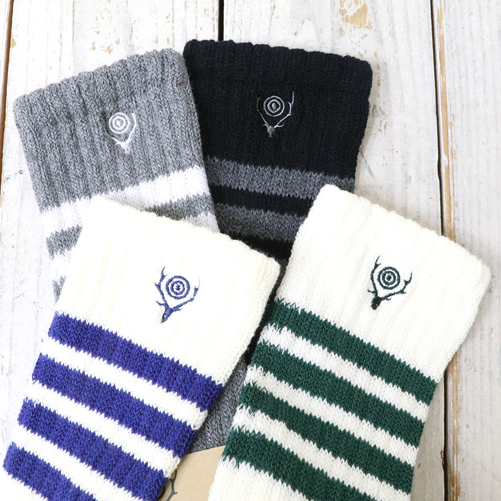 【SALE30%OFF】SOUTH2 WEST8 : Socks-3 Lines