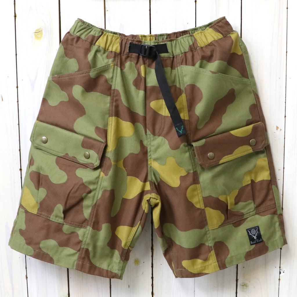 South2 West8　 迷彩柄 ショートパンツ M SOUTH2 WEST8 (サウス2 ウェスト8) : Belted C.S. Short-Nylon Taffeta