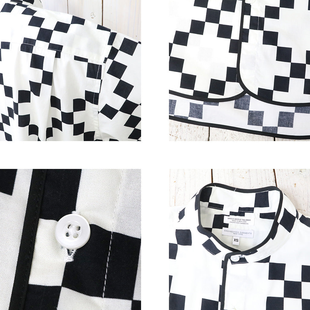 ENGINEERED GARMENTS : Copley Shirt-Cotton Checker Print