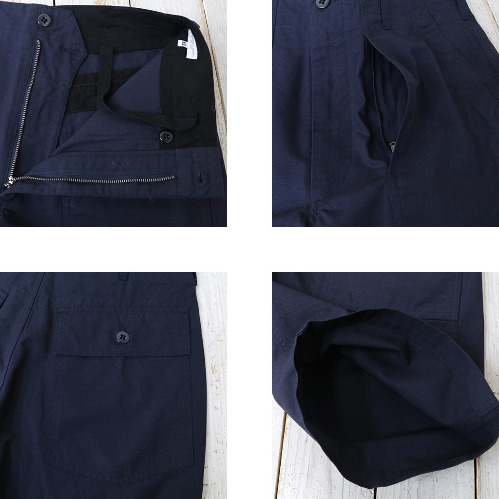 ENGINEERED GARMENTS : Fatigue Short-Cotton Ripstop (Dk.Navy)