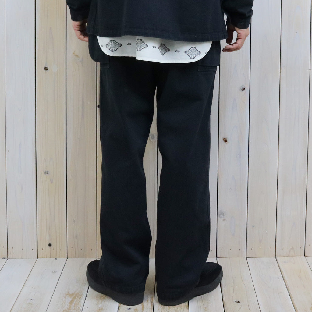 【SALE40%OFF】Needles : String Field Pant-Cotton Herringbone (Black)