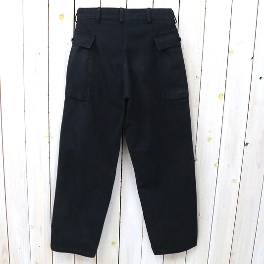 Needles : String Field Pant-Cotton Herringbone (Black)