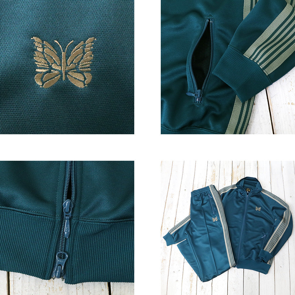 Needles : Track Jacket-Poly Smooth (Green)