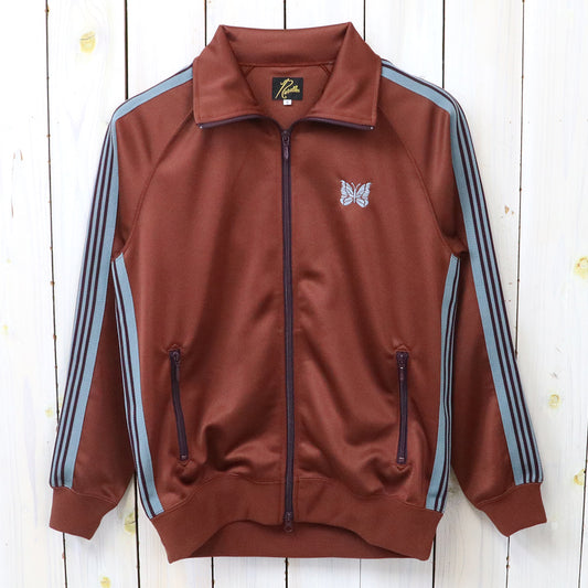 Needles : Track Jacket-Poly Smooth (Rust)