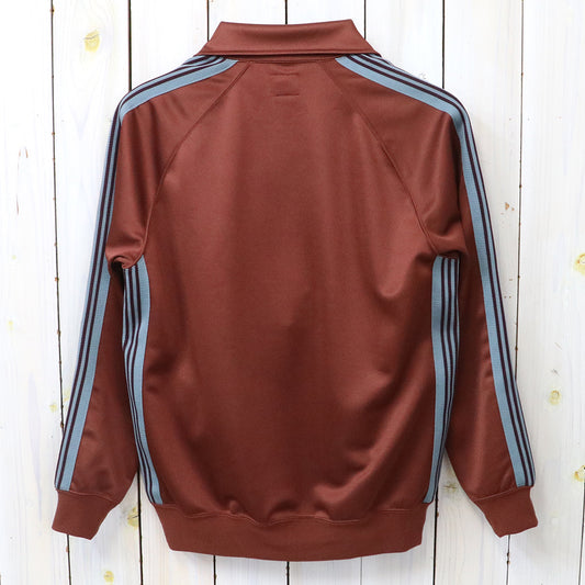 Needles : Track Jacket-Poly Smooth (Rust)