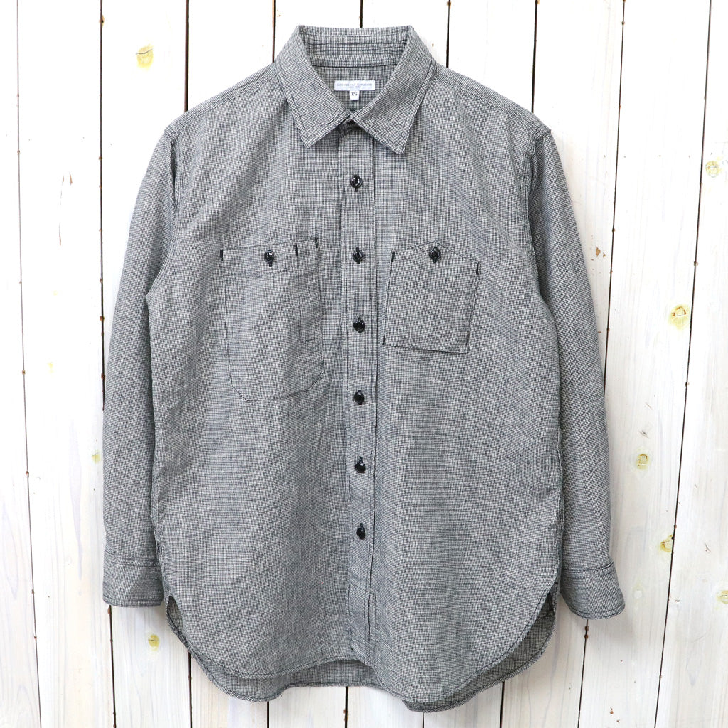 ENGINEERED GARMENTS : Work Shirt-CL Houndstooth – Reggieshop
