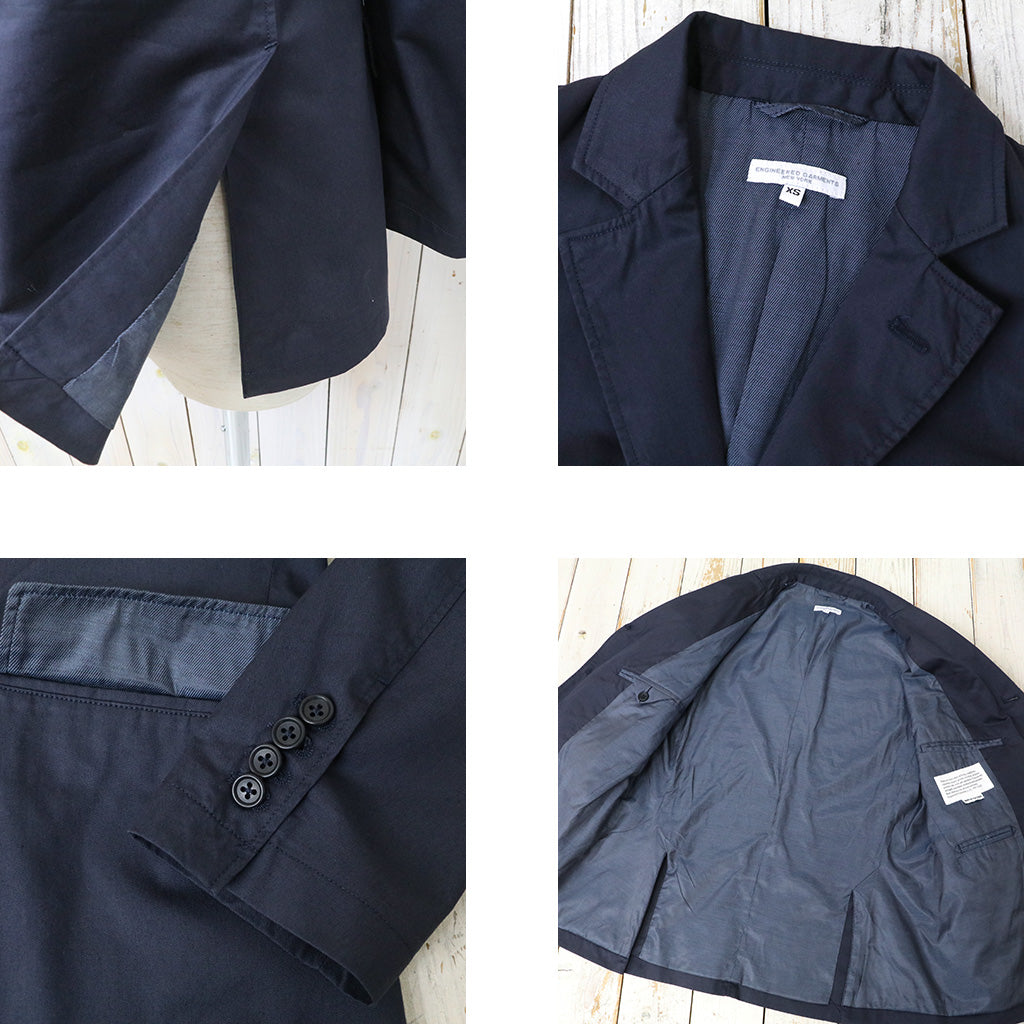 ENGINEERED GARMENTS : Andover Jacket-High Count Twill (Dk.Navy)