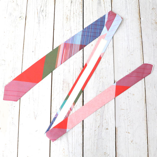 ENGINEERED GARMENTS : Narrow Tie-Cotton Big Madras Plaid