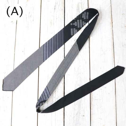 ENGINEERED GARMENTS : Narrow Tie-Multi Pattern Stripe Jacquard