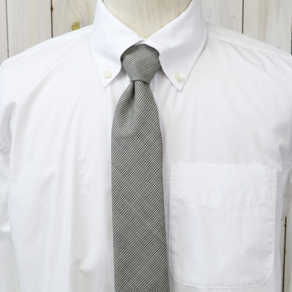 ENGINEERED GARMENTS : Narrow Tie-Micro Houndstooth Tropical Wool
