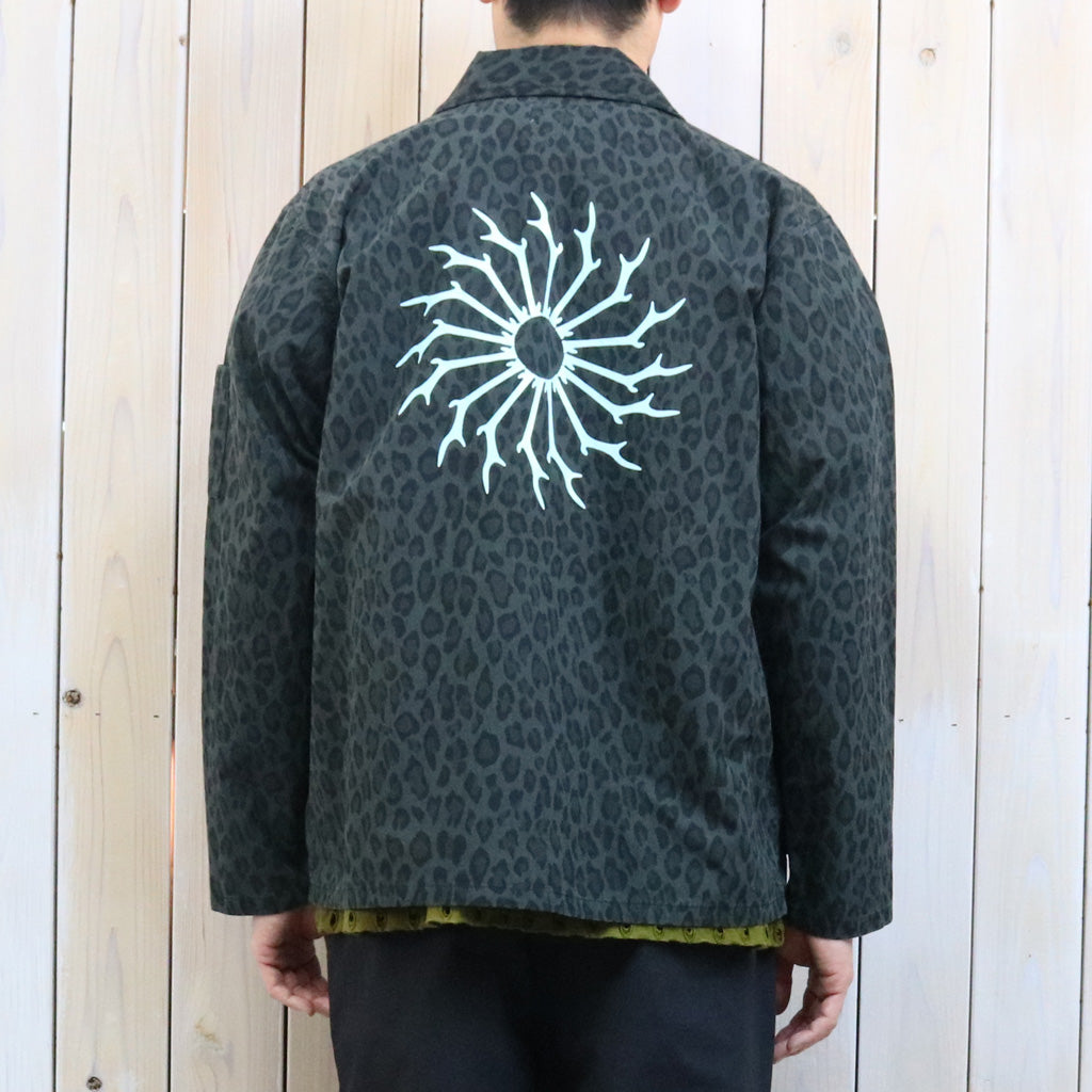 【SALE40%OFF】SOUTH2 WEST8 : Ranger Shirt-C/N Poplin/Leopard (Charcoal)