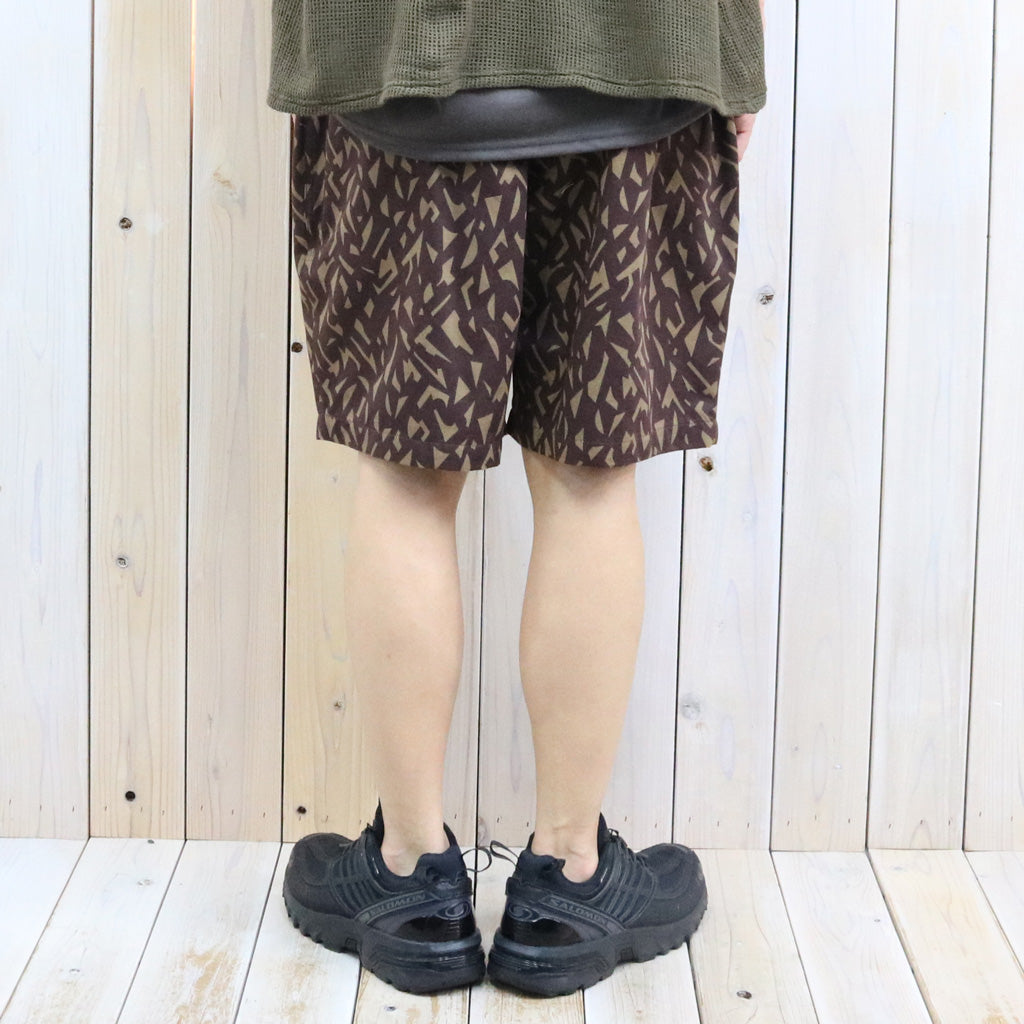 【SALE30%OFF】SOUTH2 WEST8 : Belted C.S. Short-Cotton Grosgrain/Printed (Brown)