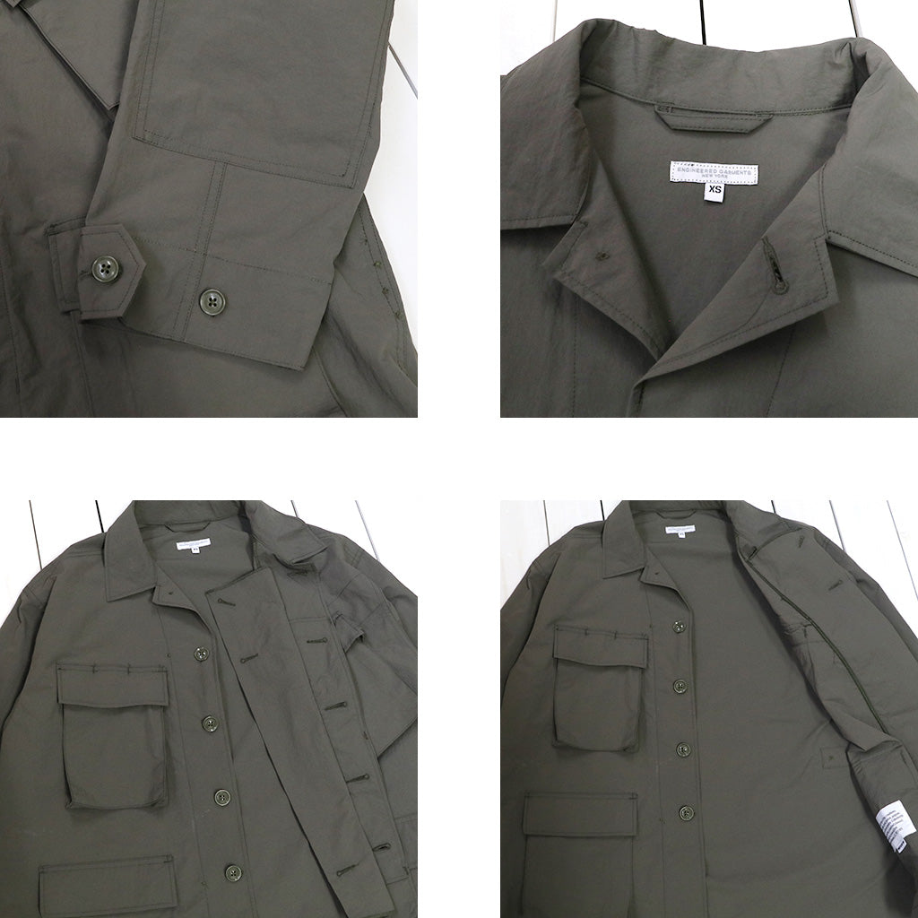 ENGINEERED GARMENTS : BDU Jacket-Polyester Taslan (Olive)