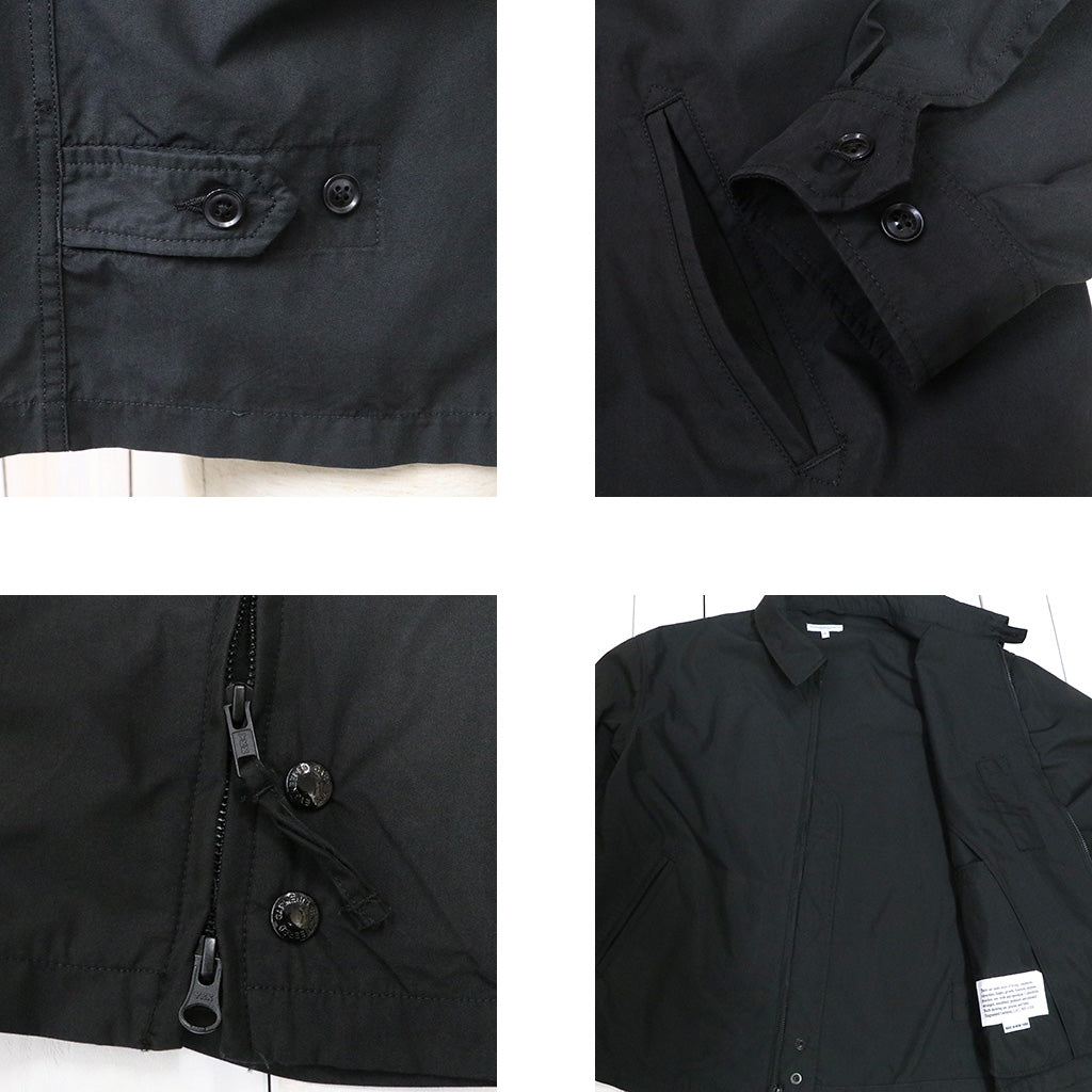 ENGINEERED GARMENTS : Claigton Jacket-Lt.Weight Nyco Poplin (Black)