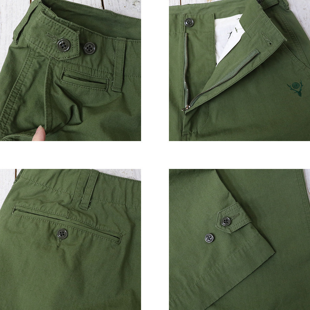 SOUTH2 WEST8 : Military Pant-C/N Canvas (Olive)