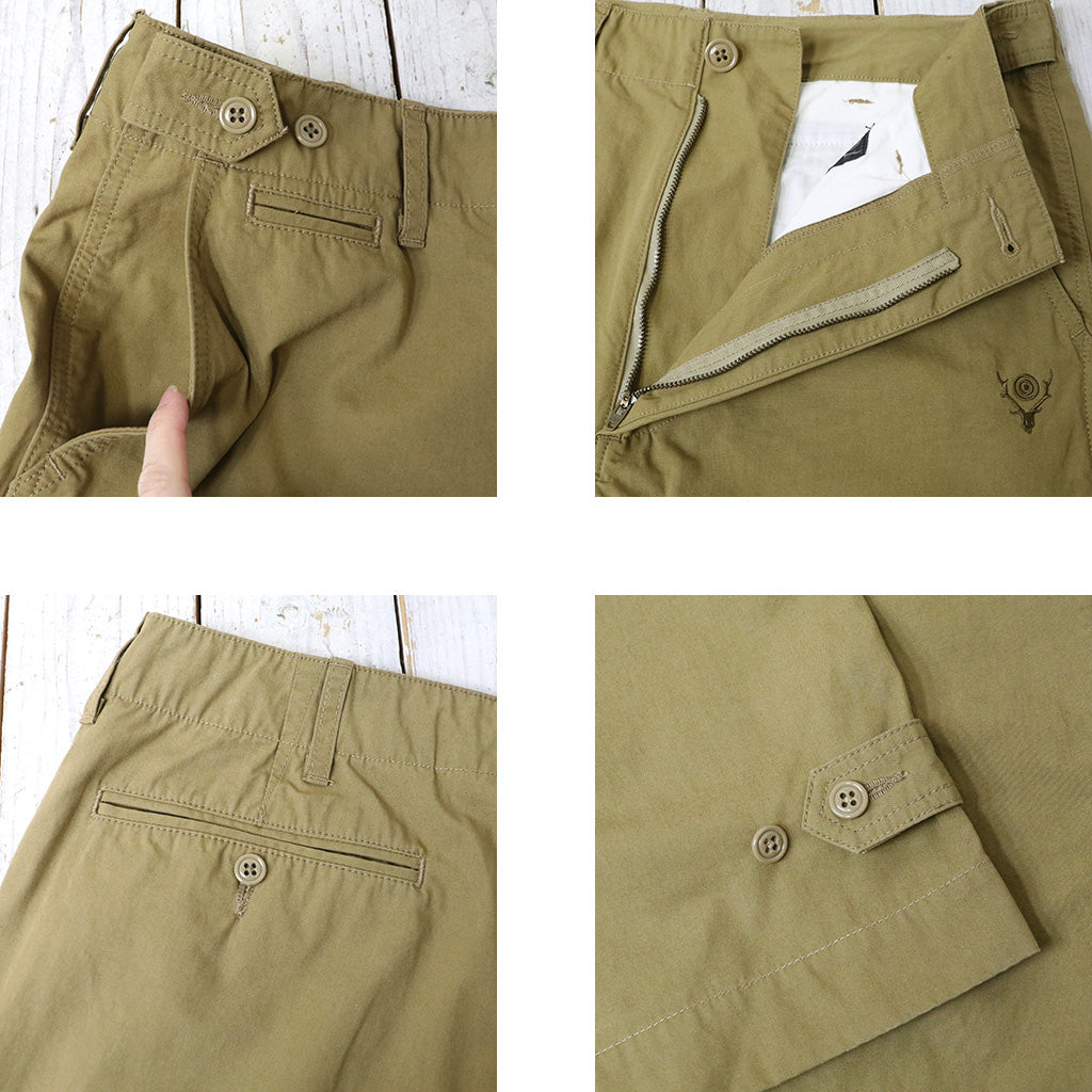 SOUTH2 WEST8 : Military Pant-C/N Canvas (Khaki)
