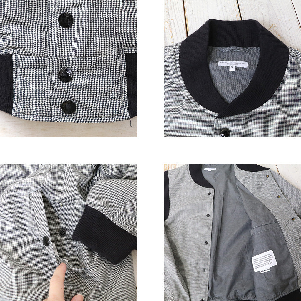 ENGINEERED GARMENTS : Referee Jacket-Micro Houndstooth Tropical Wool