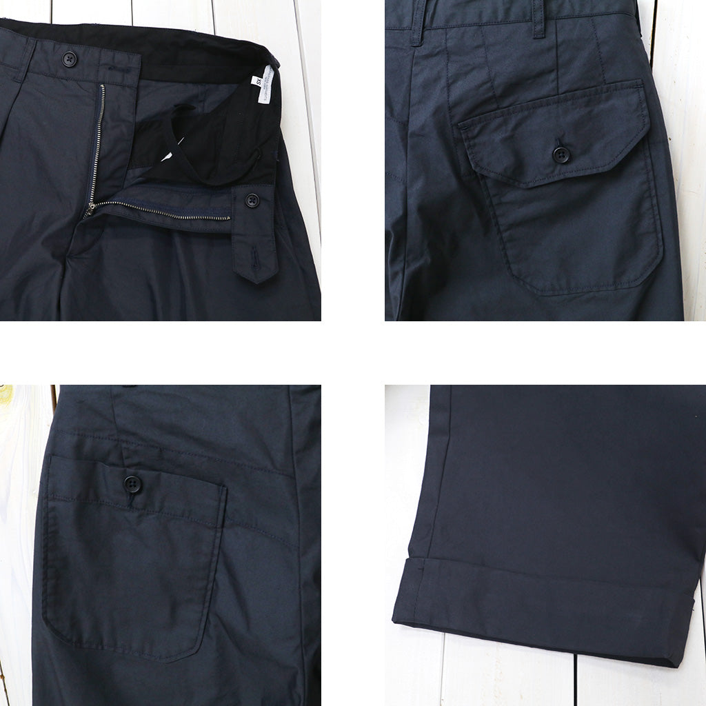 ENGINEERED GARMENTS : Carlyle Pant-Lt.Weight Nyco Twill (Dk.Navy)