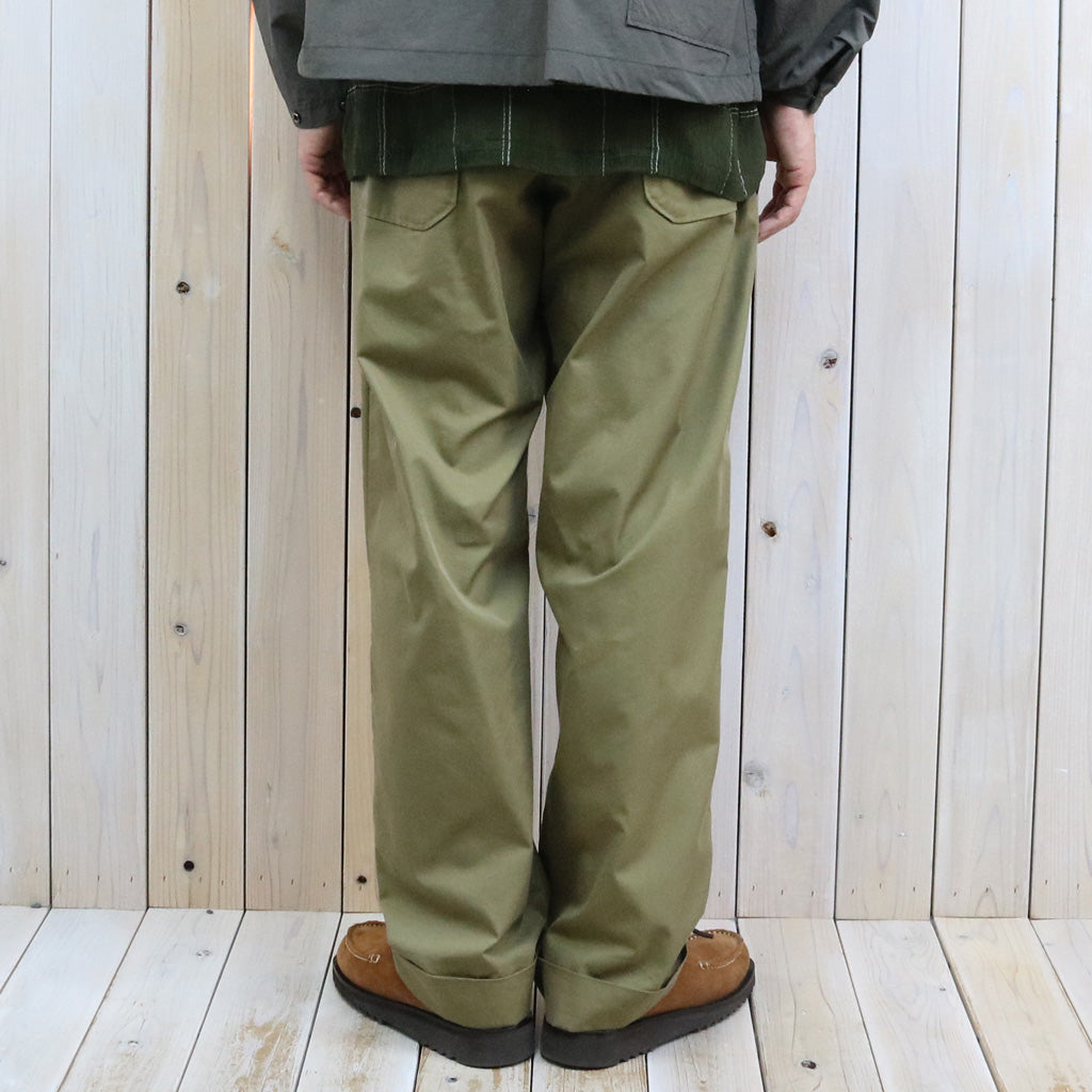 ENGINEERED GARMENTS : Carlyle Pant-Lt.Weight Nyco Twill (Khaki)
