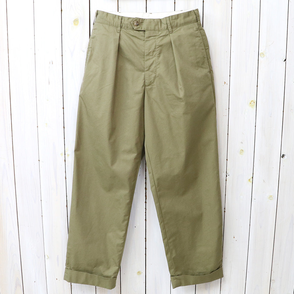 ENGINEERED GARMENTS : Carlyle Pant-Lt.Weight Nyco Twill (Khaki ENGINEERED GARMENTS : Carlyle Pant-Lt.Weight Nyco Twill (Khaki