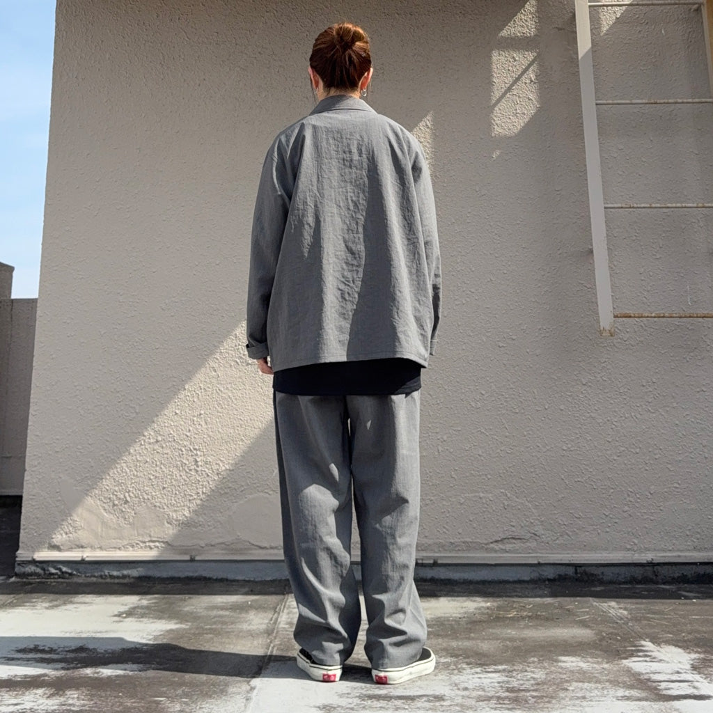 SOUTH2 WEST8 : Hunting Shirt-Poly Oxford (Grey)