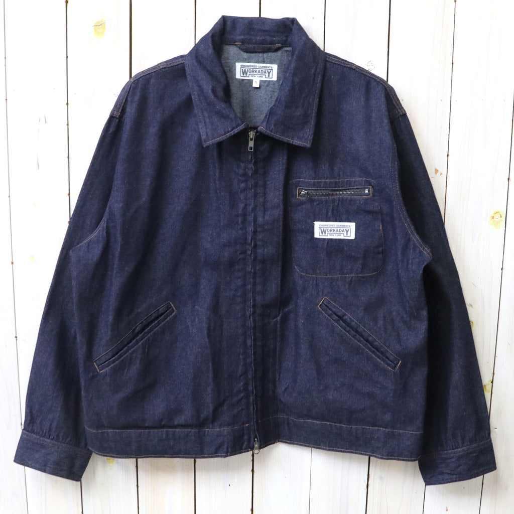 ENGINEERED GARMENTS WORKADAY : Short Jacket-Indigo Industrial 8oz