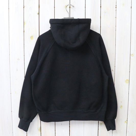 ENGINEERED GARMENTS : Zip Up Hoodie-12oz Cotton Fleece (Black)