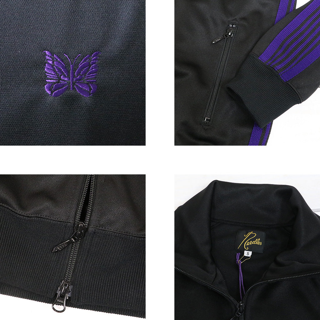 Needles : Track Jacket-Poly Smooth (Black)