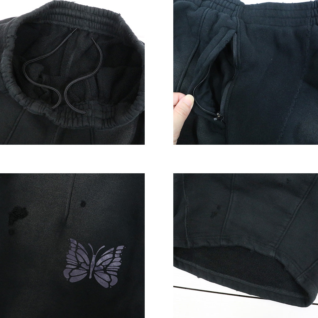 Needles : Deconstructed H.D. Sweat Pant (Black)