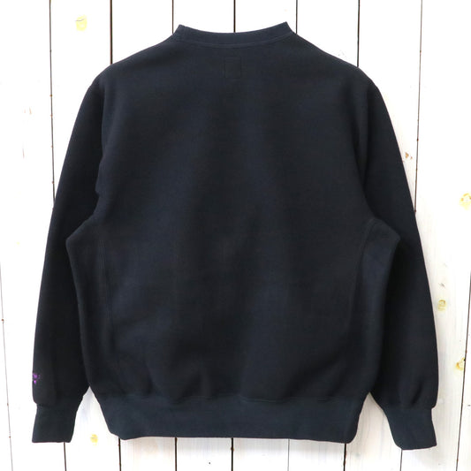 SOUTH2 WEST8 : Emb. Crew Neck Sweat Shirt-Poly Fleece (Black)