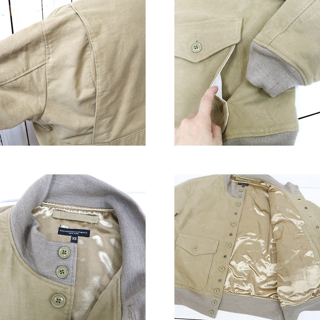 ENGINEERED GARMENTS : A-1 Jacket-Cotton Moleskin (Camel)