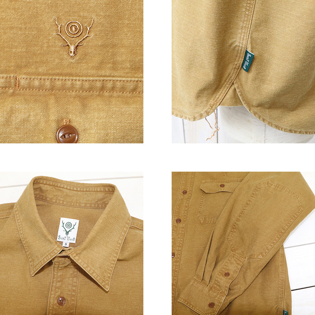 SOUTH2 WEST8 : Work Shirt-Cotton Twill