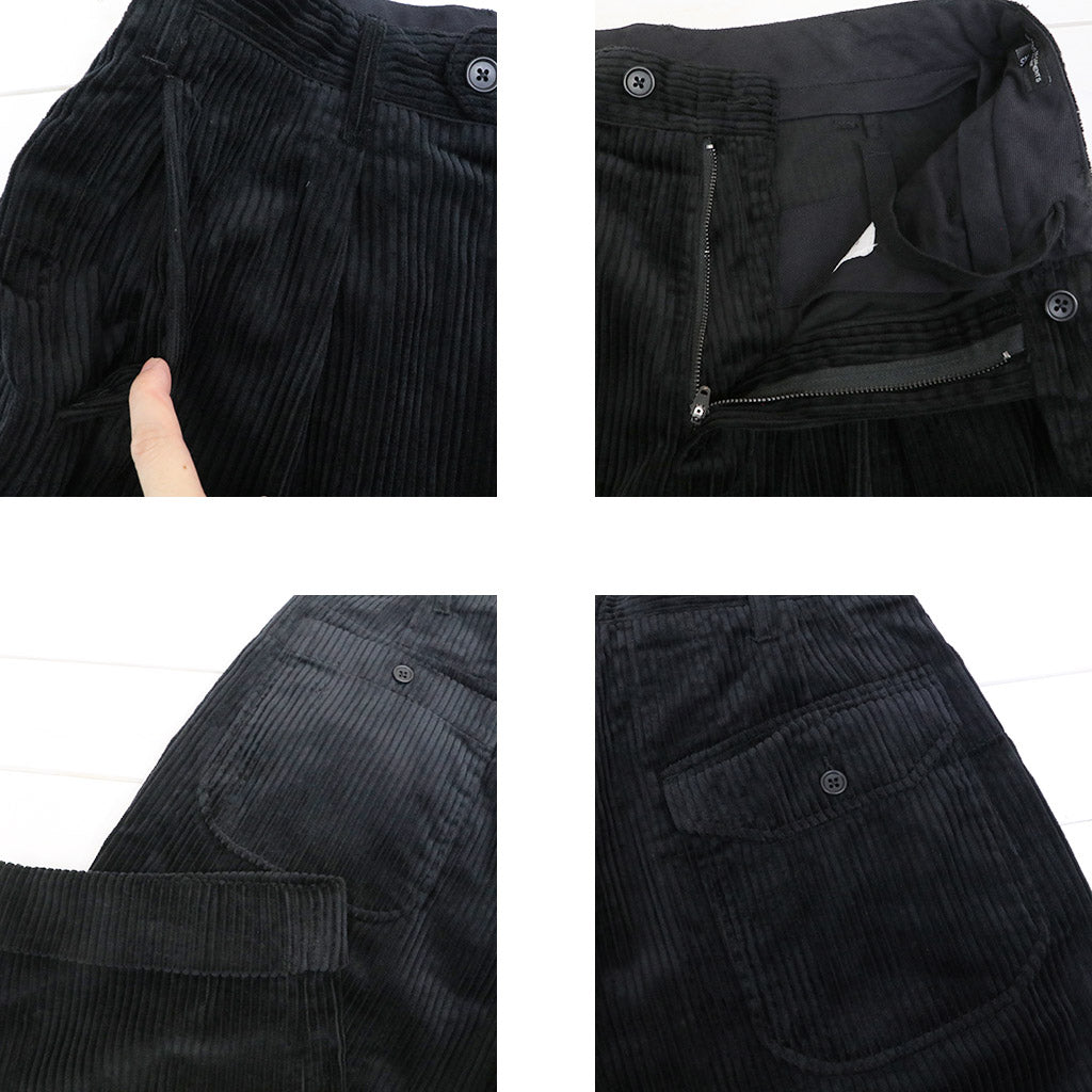 ENGINEERED GARMENTS : Carlyle Pant-Cotton 4.5W Corduroy (Black)