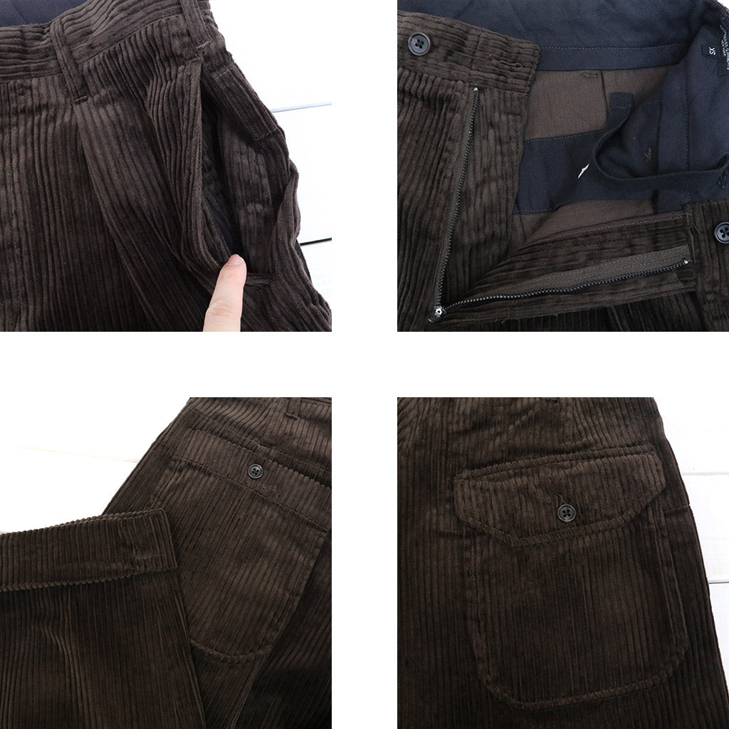 ENGINEERED GARMENTS : Carlyle Pant-Cotton 4.5W Corduroy (Dk.Brown)