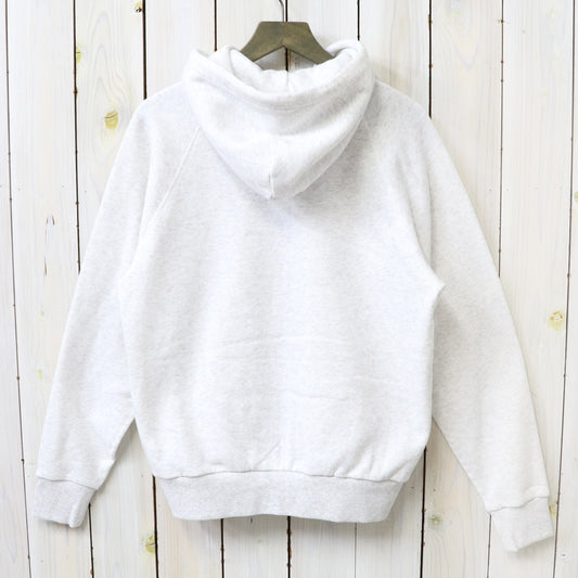 NEUTRALWORKS. : SWEAT ZIP HOODIE (WHITE HEATHER)