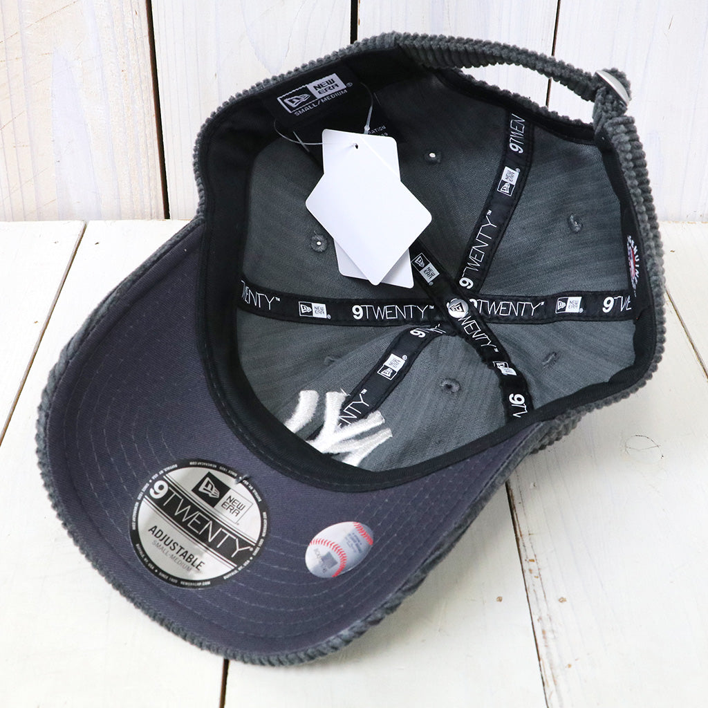 New Era : 9TWENTY CS MLB 8W Corduroy (New York Yankees/GRAY)