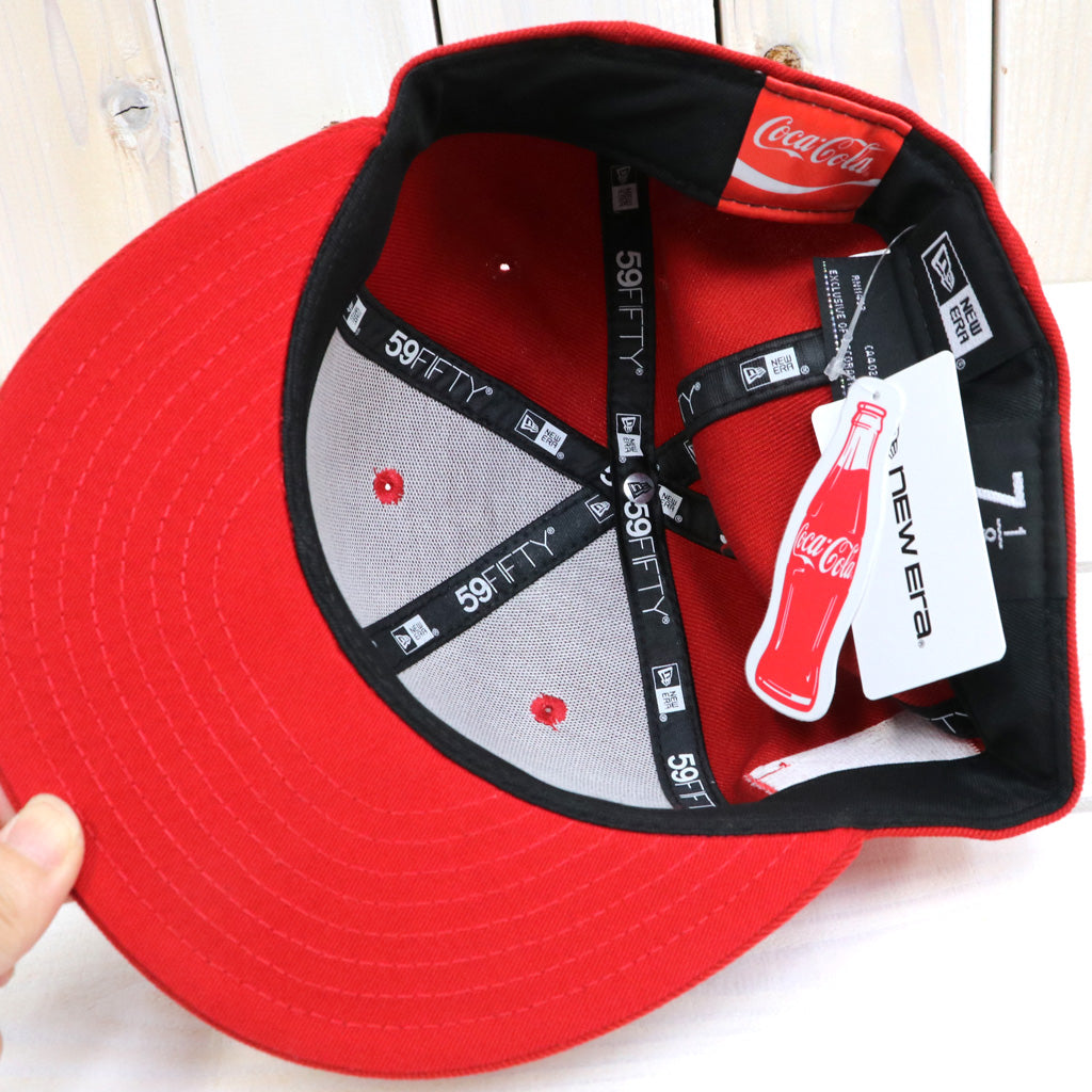 New Era : 59FIFTY COCA-COLA (SCARLET)