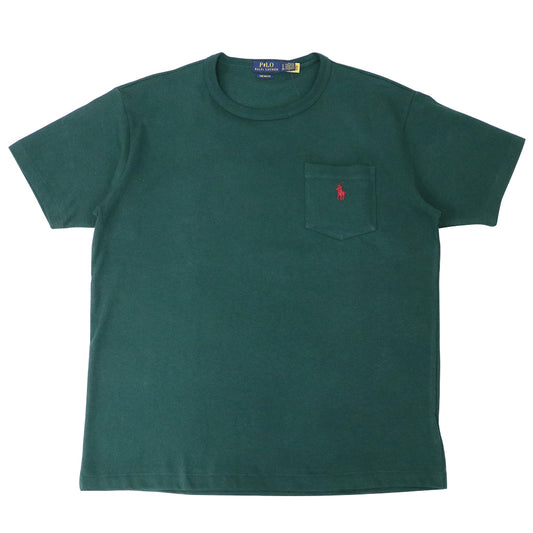 POLO RALPH LAUREN『ヘビーウェイトSS ポケットTシャツ』(COLLEGE GREEN)