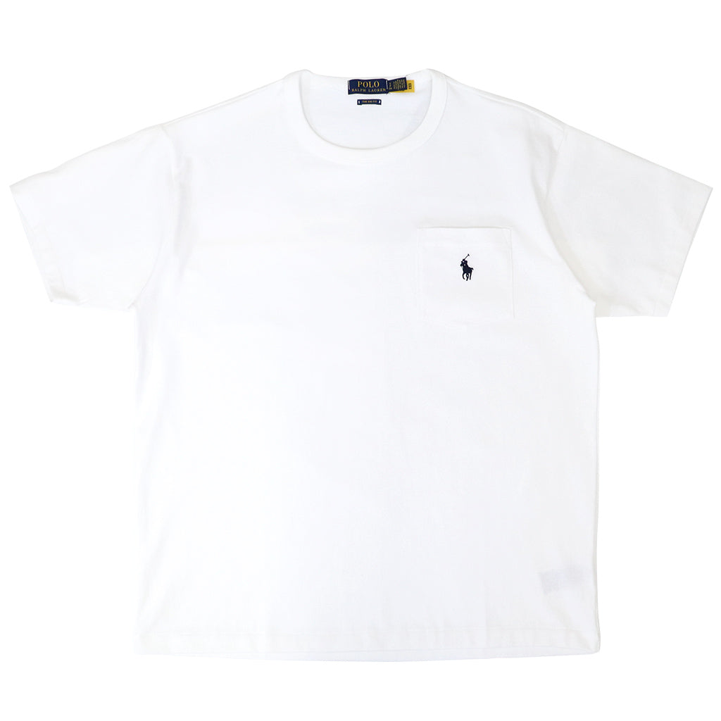 POLO RALPH LAUREN『ヘビーウェイトSS ポケットTシャツ』(WHITE