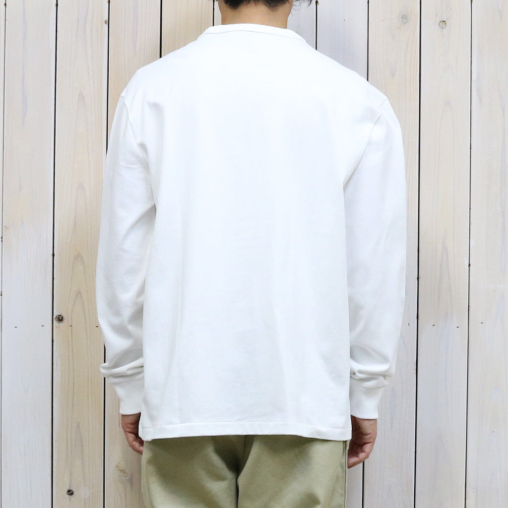POLO RALPH LAUREN『クラシックフィット ヘビーウェイト ロングスリーブTシャツ』(WHITE)