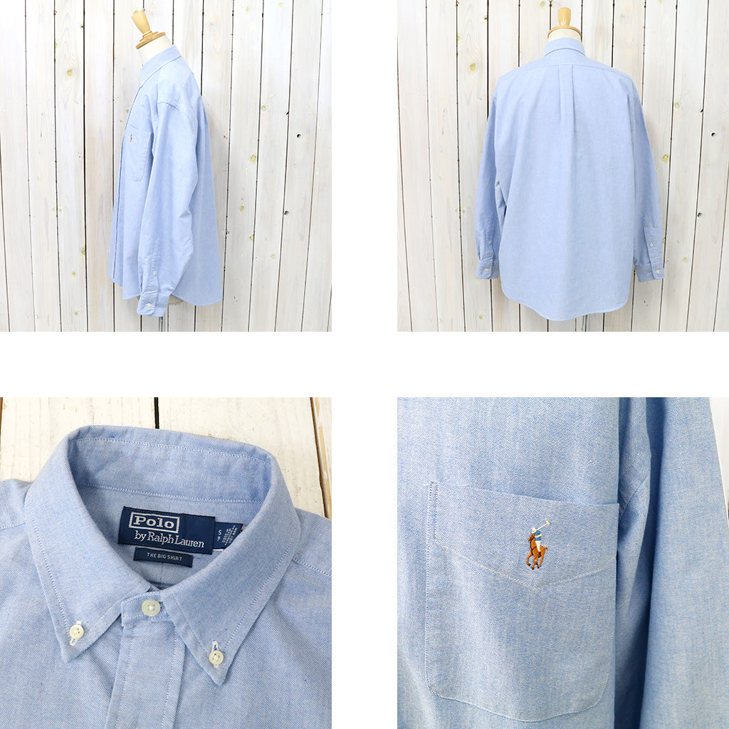 POLO RALPH LAUREN『ビッグフィット オックスフォードシャツ』(BLUE)
